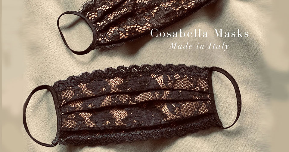 Cosabella Fight Covid-19 Face Masks, Accessories by Cosabella