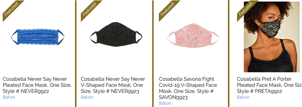 Cosabella Sexy Face Masks for a Fantasy Filled Halloween