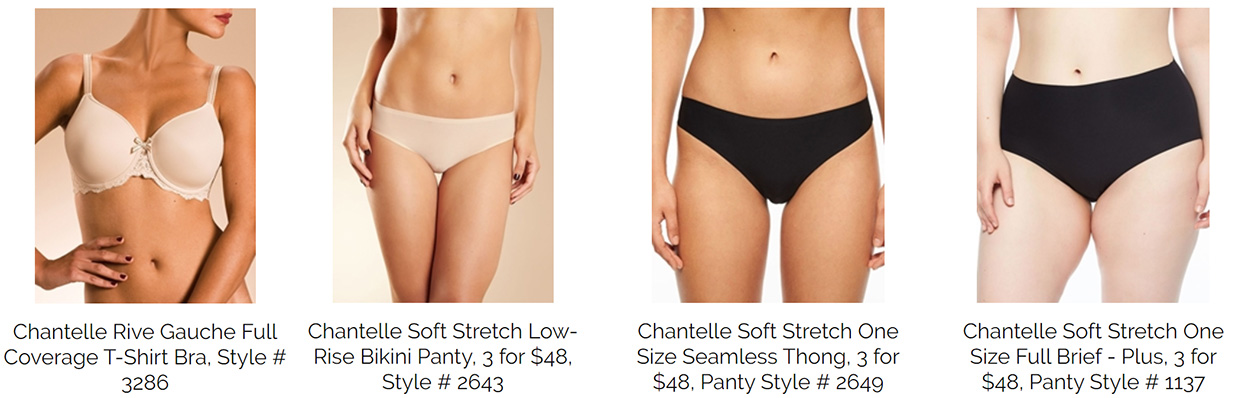 Chantelle Comfort Bras and Panties