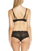 Cosabella Ceylon Lowrider Lace Hotpant in Black with Matching Bra, Back View