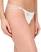 Cosabella Ceylon Lowrider Lace Thong in White, Side View