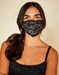 Cosabella Pret A Porter Pleated Face Mask in Black