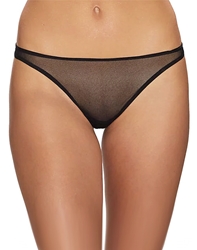 Cosabella Soire Classic Sheer Lowrider Thong in Black