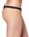 Cosabella Soire Classic Sheer Lowrider Thong in Black, Side View