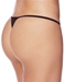 Cosabella Soire Lowrider Italian Thong in Black, Back View