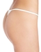 Cosabella Soire Lowrider Italian Thong in White, Back View
