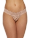 Hanky Panky Cross-Dyed Low Rise Thong in Taupe/Vanilla