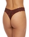 Hanky Panky Cross-Dyed Original Rise Thong in Black/Red, Back View