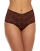 Hanky Panky Cross-Dyed Retro Thong in Black/Red