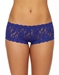 Hanky Panky Signature Lace Boyshort in Midnight Blue, Back View