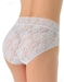 Hanky Panky Signature Lace French Cut Brief in White, Back View