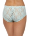 Hanky Panky Signature Lace Girl-Kini in Pistachio, Back View