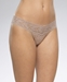 Hanky Panky Signature Low Rise Lace Thong in Taupe