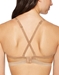 Le Mystere Infinite T-Shirt Bra in Natural, Back View Criss Crossed