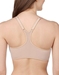Le Mystere Sheer Illusion Racerback Bra in Natural, Back View