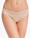 Natori Bliss Perfection One-Size Thong in Cafe