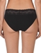 Natori Bliss Perfection One-Size V-Kini in Black, Back View