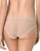 Natori Feathers Basics Hipster Panty in Cafe, Back View