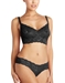 Cosabella Never Say Never Sweetie Soft Cup Bra and Matching Thong in Black