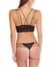 Cosabella Ceylon Lowrider Lace Thong in Black with Matching Bralette, Back View