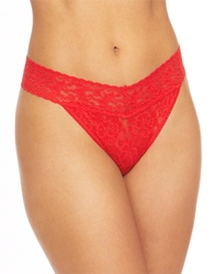 Hanky Panky Signature Lace Thong in Fiery Red