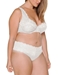 Cosabella Never Say Never 'Lovelie' Plus Size Thong and Bra in White