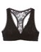 Cosabella Never Say Never Padded Racie Racerback Lace Bralette in Black