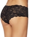 Never Say Never Hottie Lowrider Hotpant in Black, Back View
