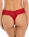 Never Say Never Cutie Lowrider Thong in Mystic Red Back View