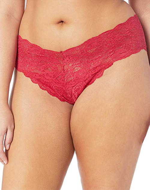 Never Say Never Extended Hottie Lowrider Hotpant in Mystic Red