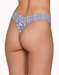 Hanky Panky Cross-Dyed Original Rise Thong in Chambray/Ivory, Back View