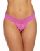 Hanky Panky Signature Low Rise Lace Thong in Raspberry Ice