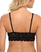 Cosabella Never Say Never Padded 'Sweetie' Bralette in Black, Back View