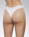 Hanky Panky Signature Lace Thong in White, Back View