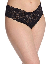 Cosabella Never Say Never Lovelie Plus Size Thong in Black