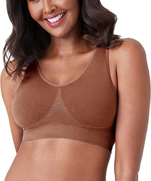 Wacoal B-Smooth Wire Free Bra with Removable Pads, Style # 835275 wacoal bsmooth bralette, b-smooth wire free bra with removeable pads, seamless bras, be smooth, wire free bras, soft cup bras, unlined bras
